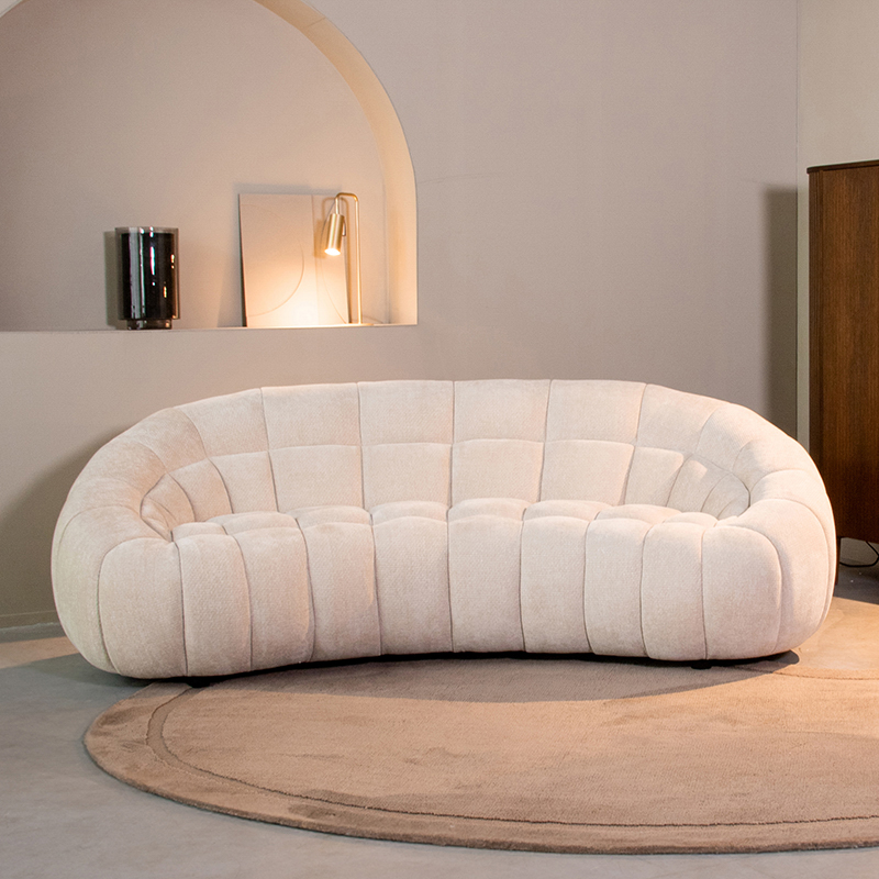 Bank Cloud - Naturel - Chenille - 3-Zits