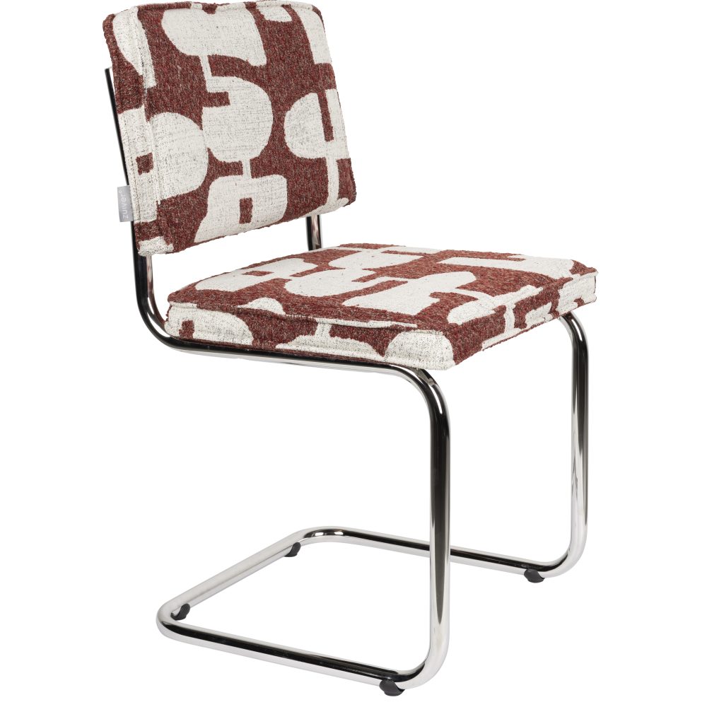 Chair Ridge Deco Symbols Red