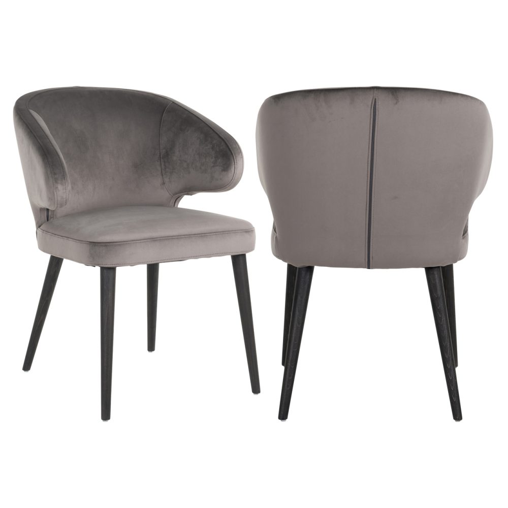 Eetkamerstoel Indigo stone velvet