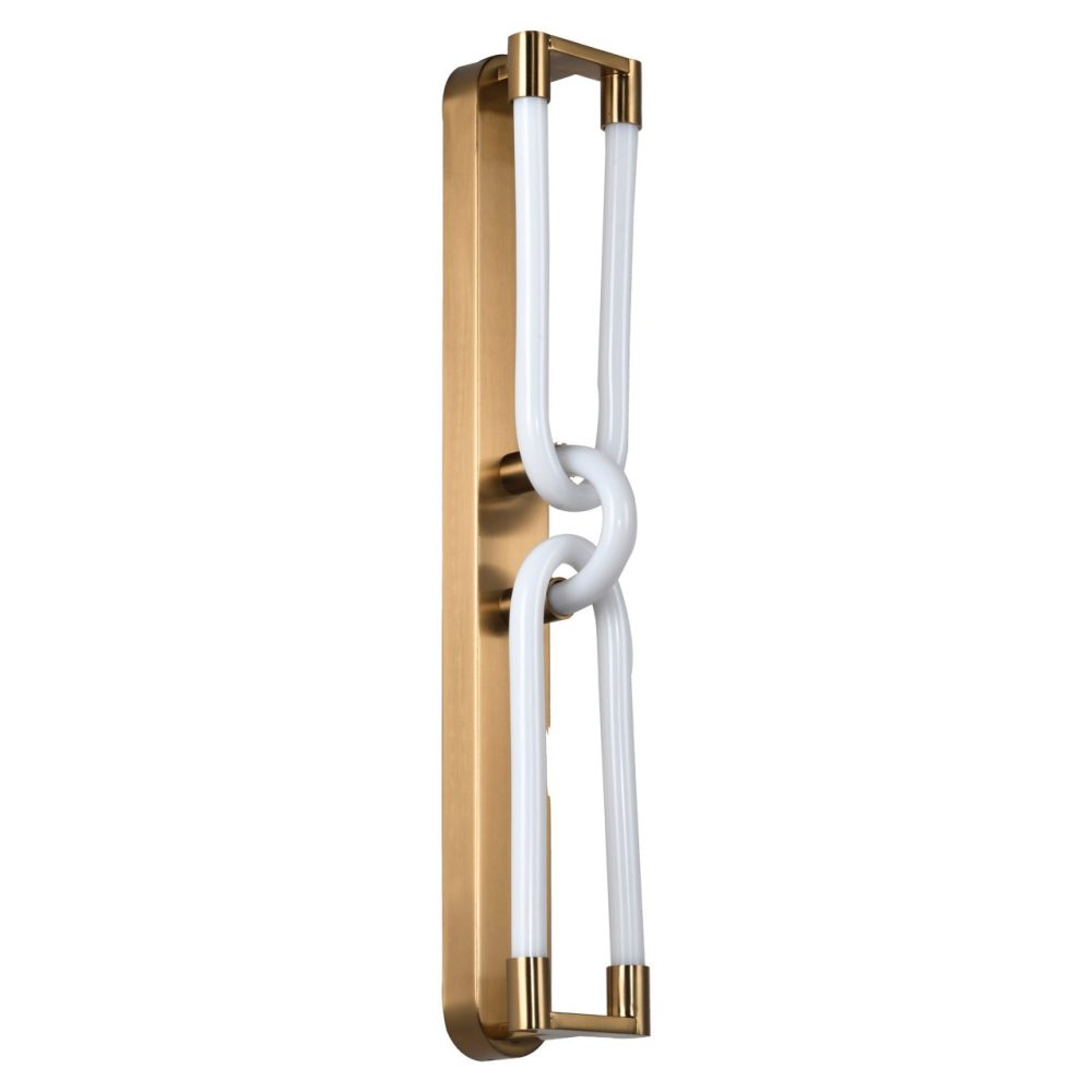 Wandlamp Lysa brushed gold