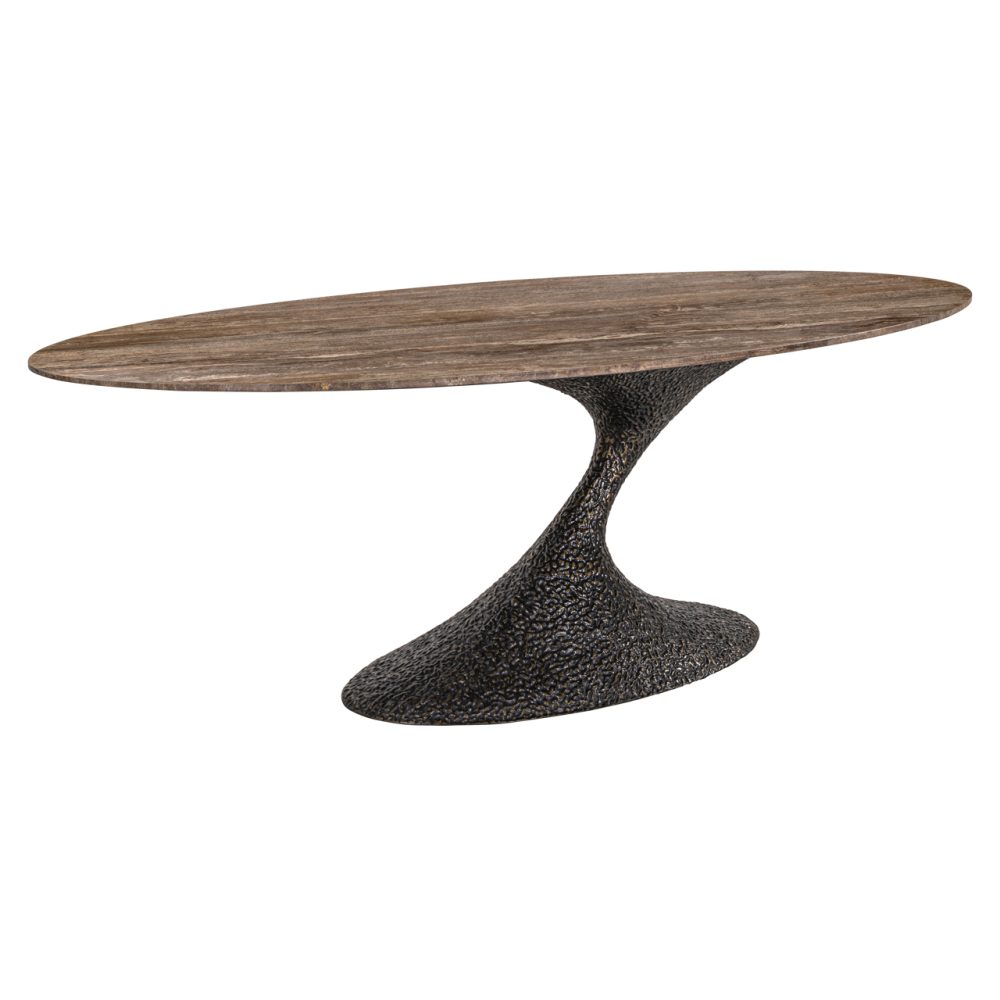 Eettafel Russo ash brown oval 235