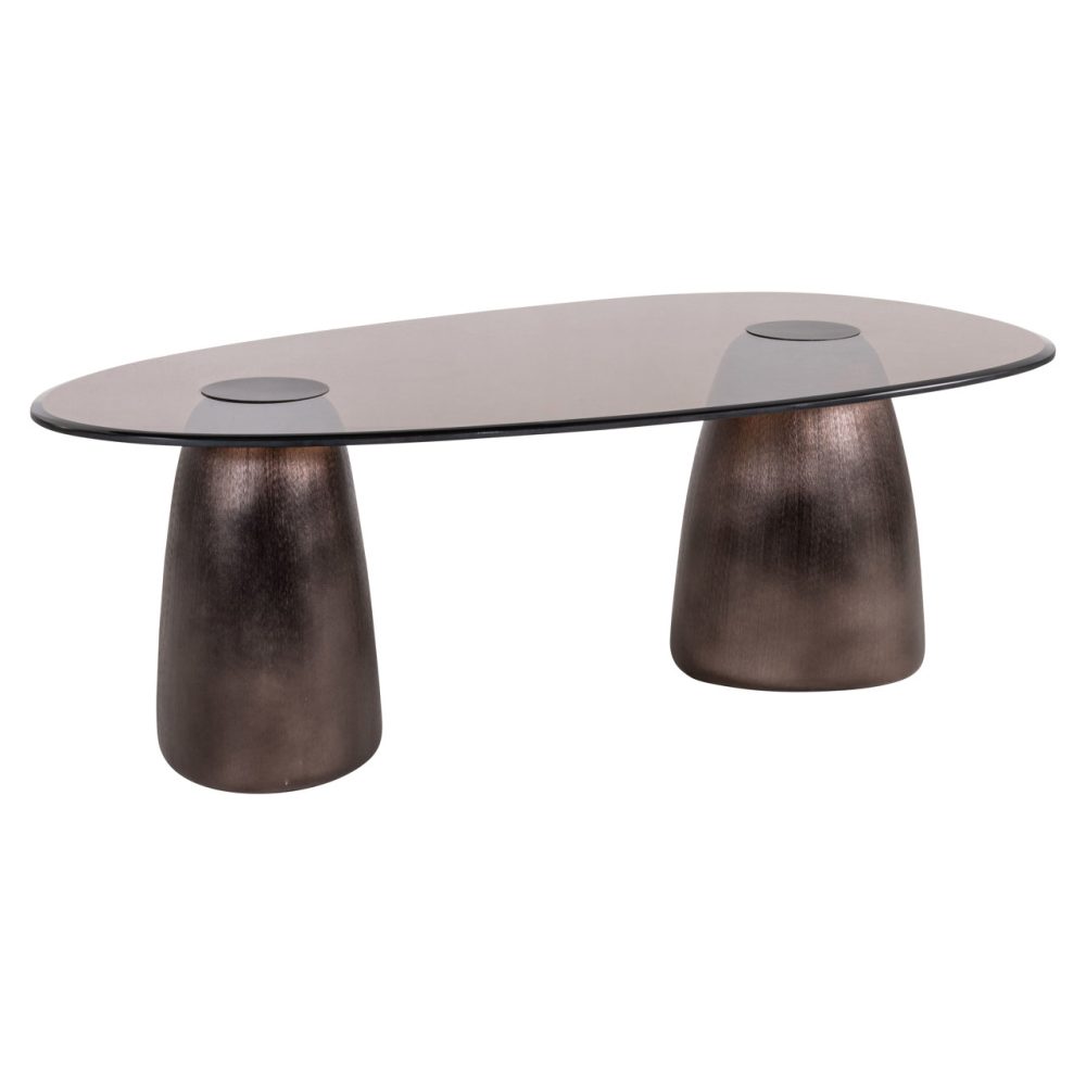 Salontafel Hayden bronze oval