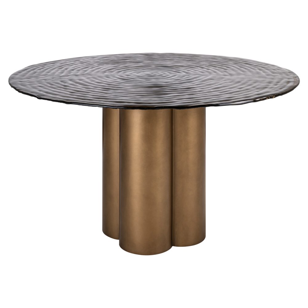 Eettafel Glastonburry gold antique 135Ø
