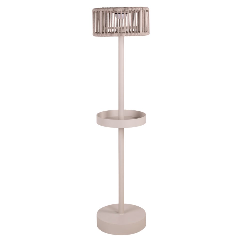 Buiten vloerlamp Lunar light beige