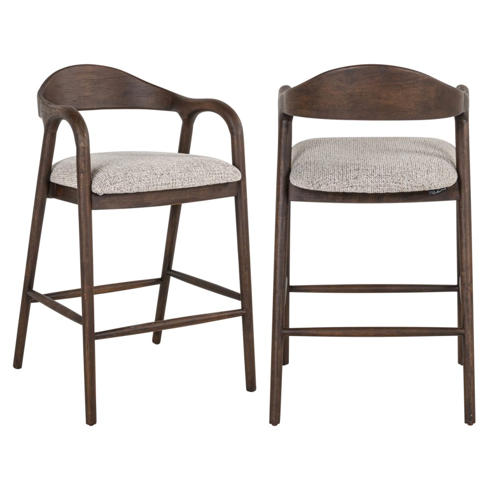 Counterstoel Mihara mocca fancy fire retardant