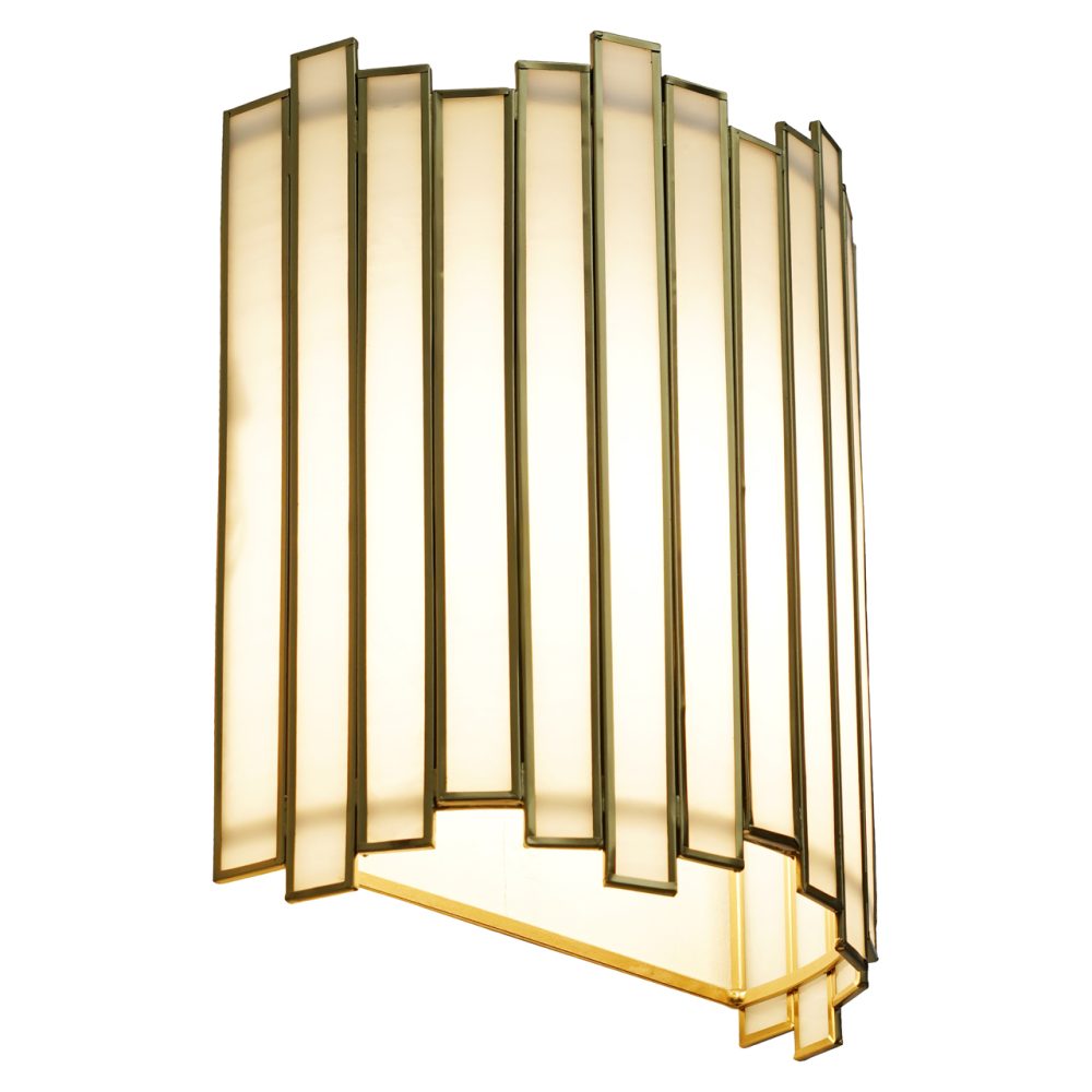 Wandlamp Lima brass antique