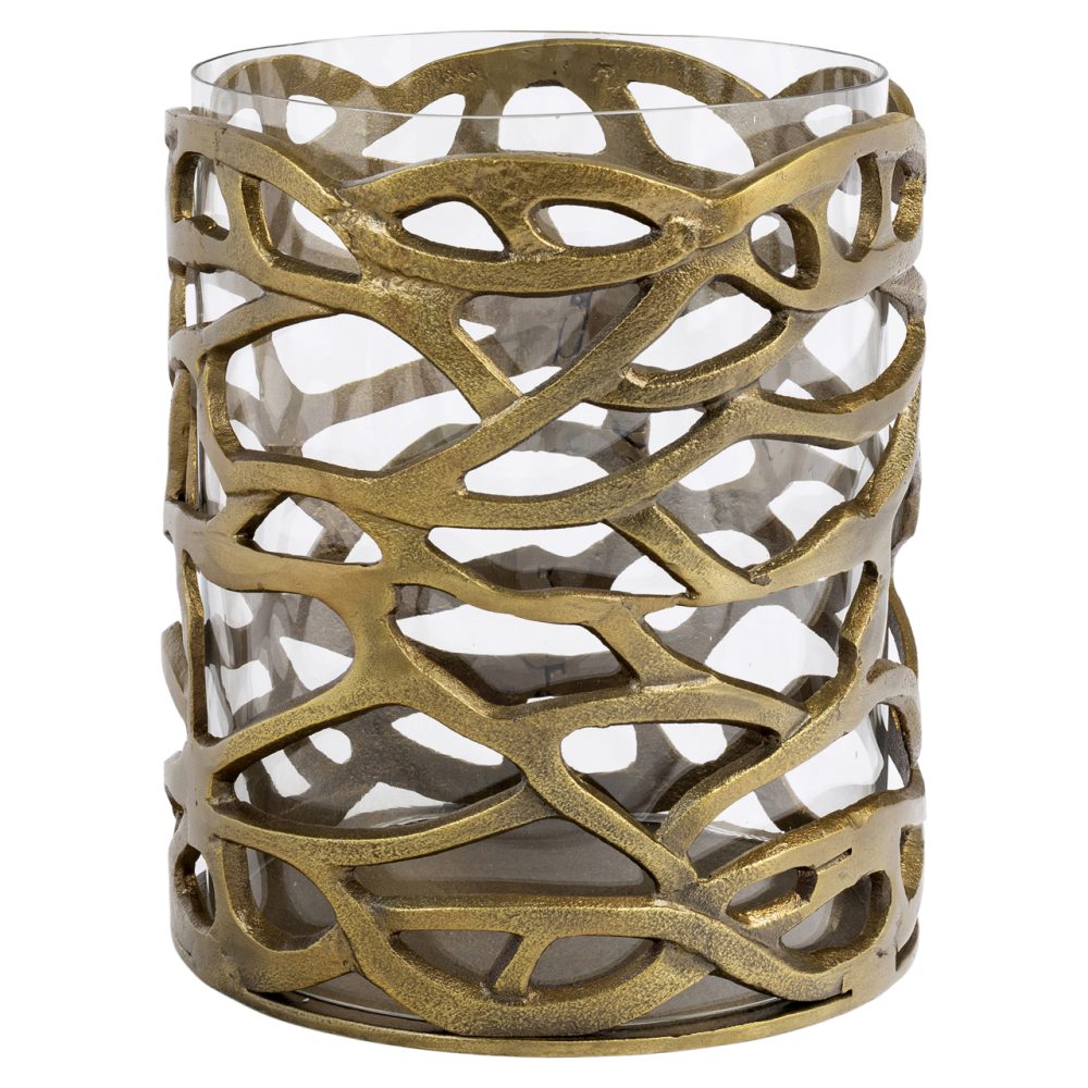 Windlicht Mase brass antique