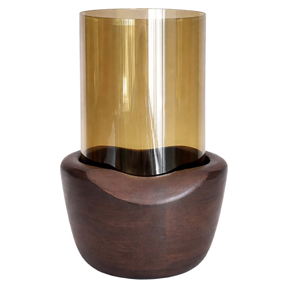 Windlicht Sloane walnut large