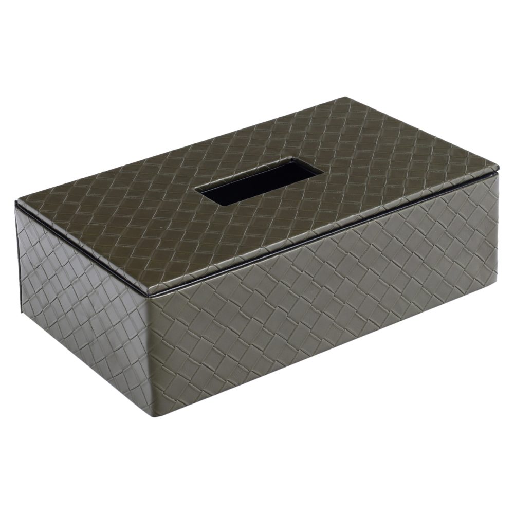 Decoratief object Vex olive tissue box
