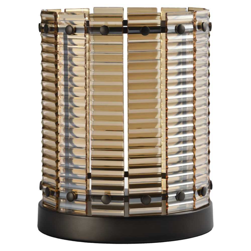 Windlicht Crane brown small