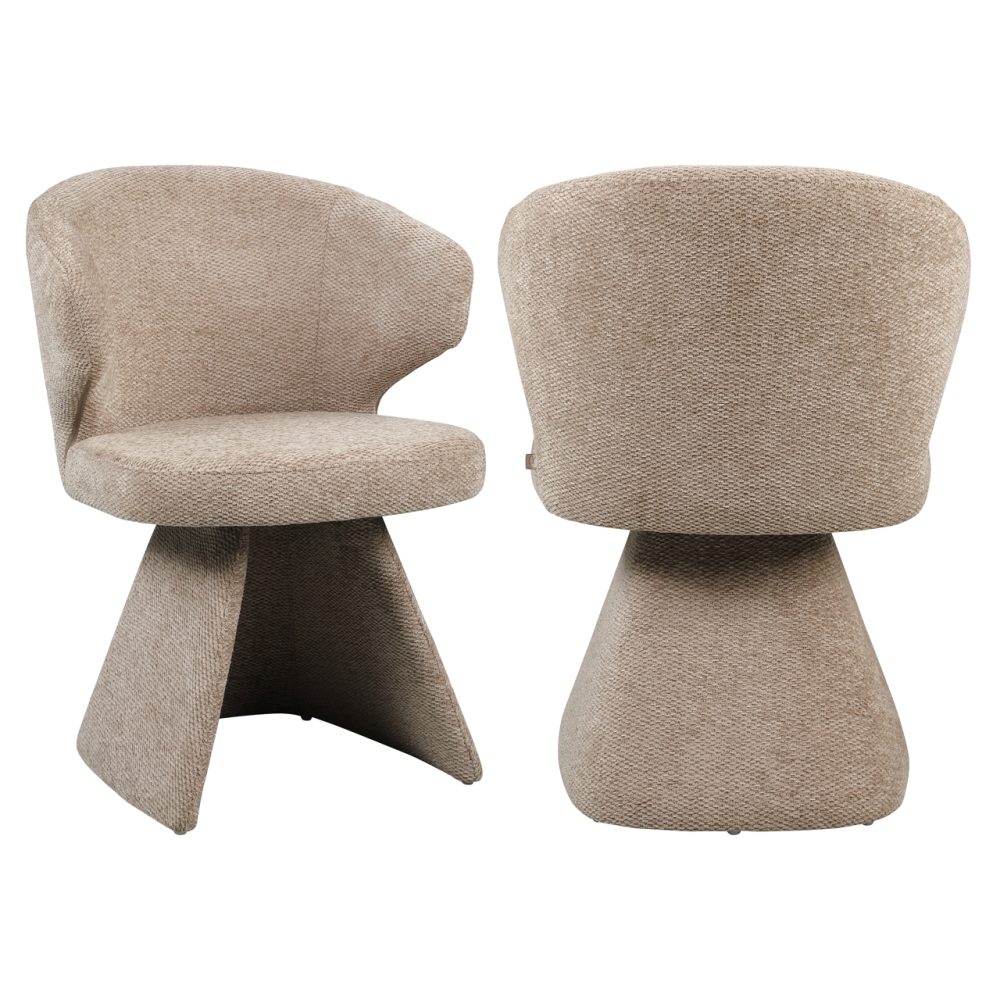 Eetkamerstoel Zenith mocca boldweave