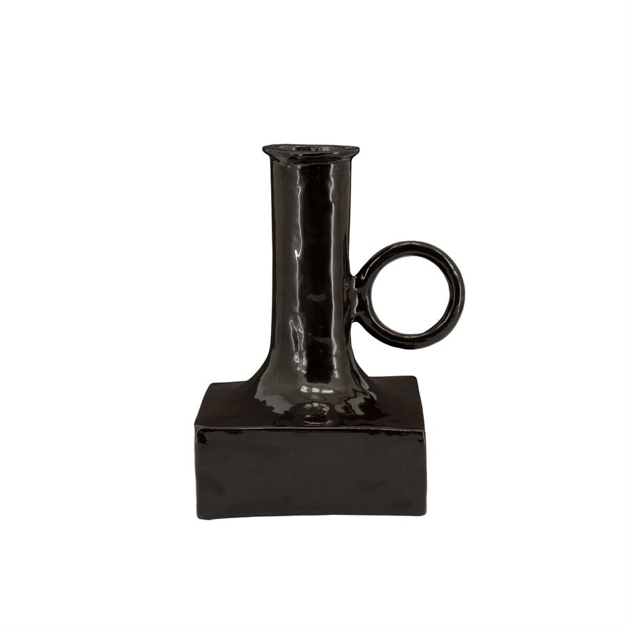 Vase Oro 2 - dark brown