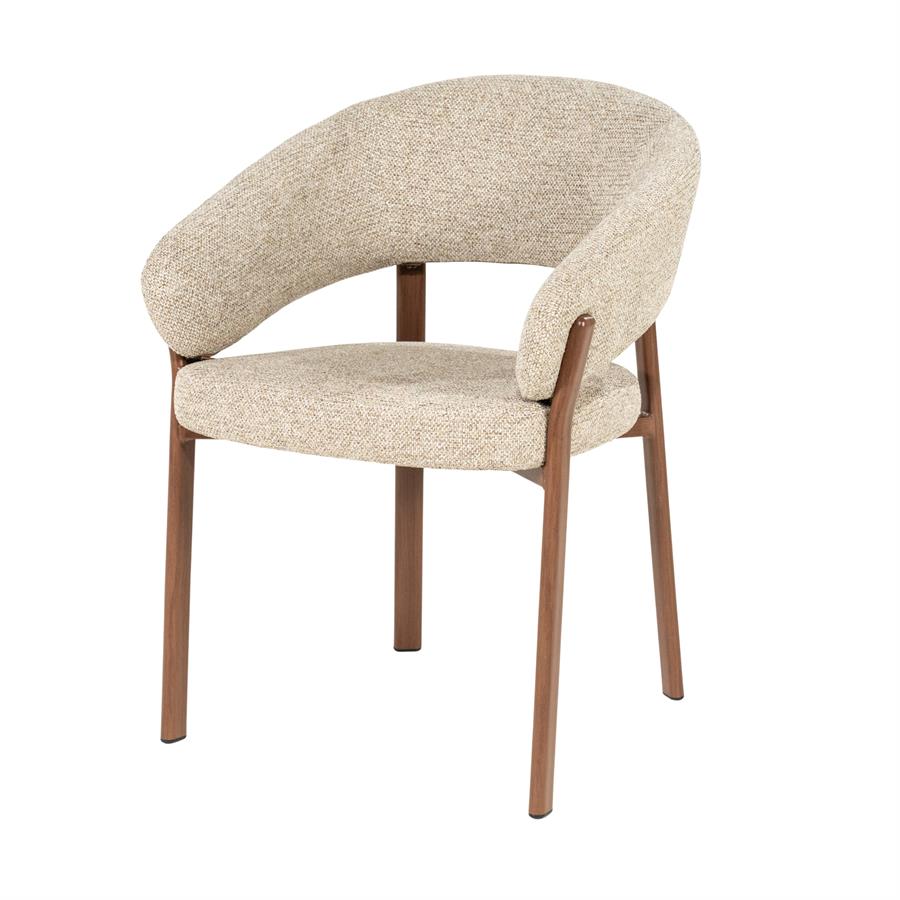 Chair Sedia with armrest - brown