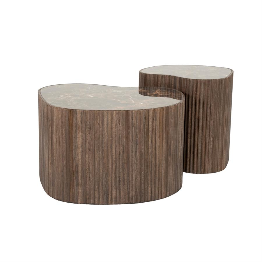 Nice (set of 2) - brown