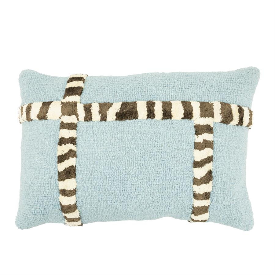 Pillow StripeScape - light blue