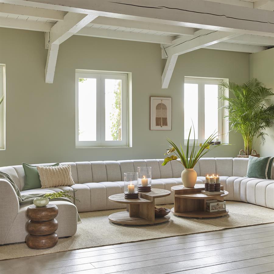 Dazzle Corner Round Small AntWhite