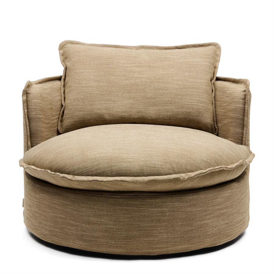 Alcudia Lounge Armchair Classic Linen Brown Taupe