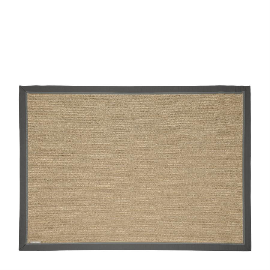 Correllus Rug, 290x200 cm, natural/light grey border