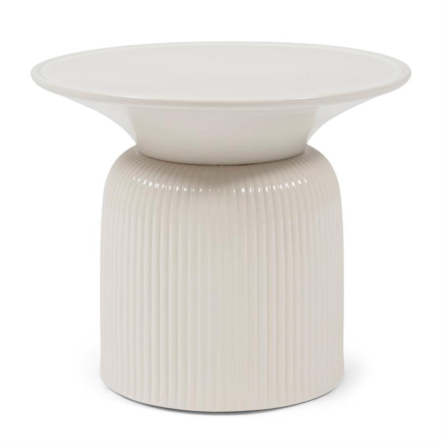 Cascais End Table Pure White