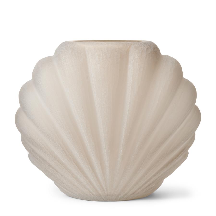 Frosted Shell Vase L