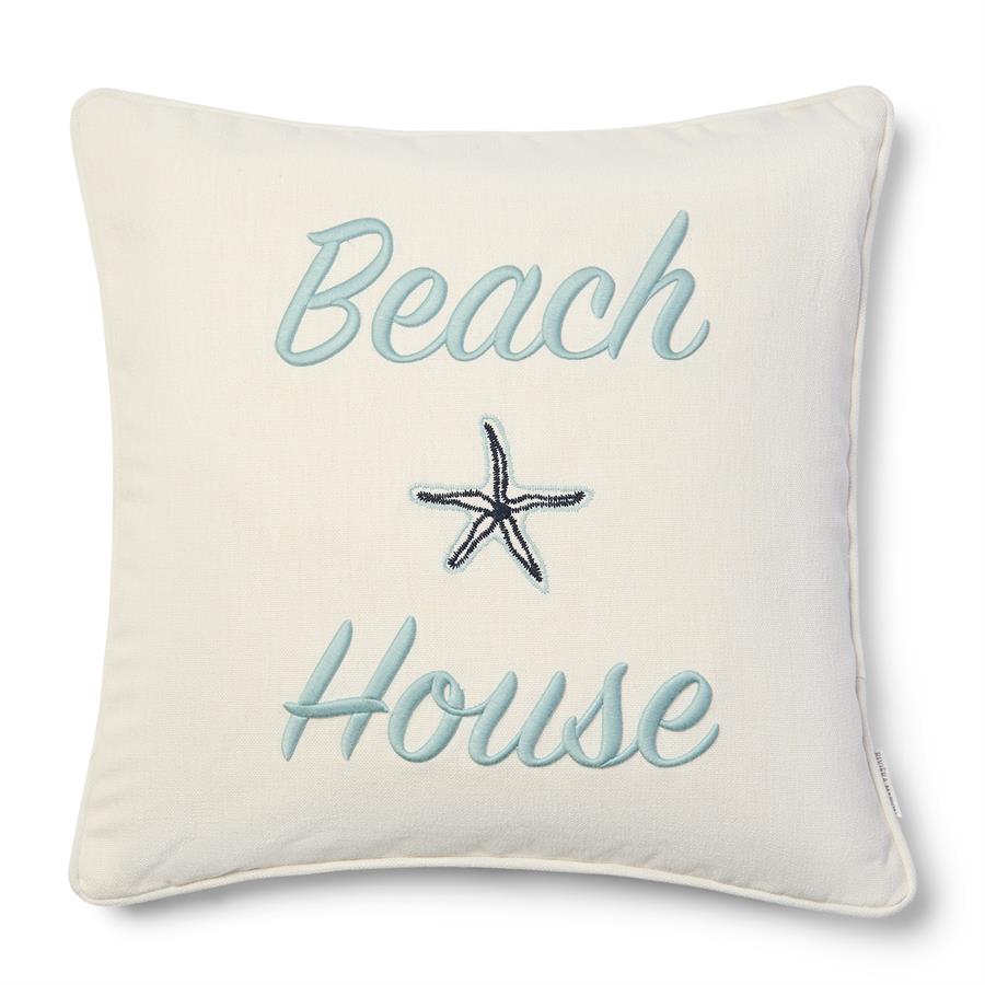 Beach House Pillow 50x50