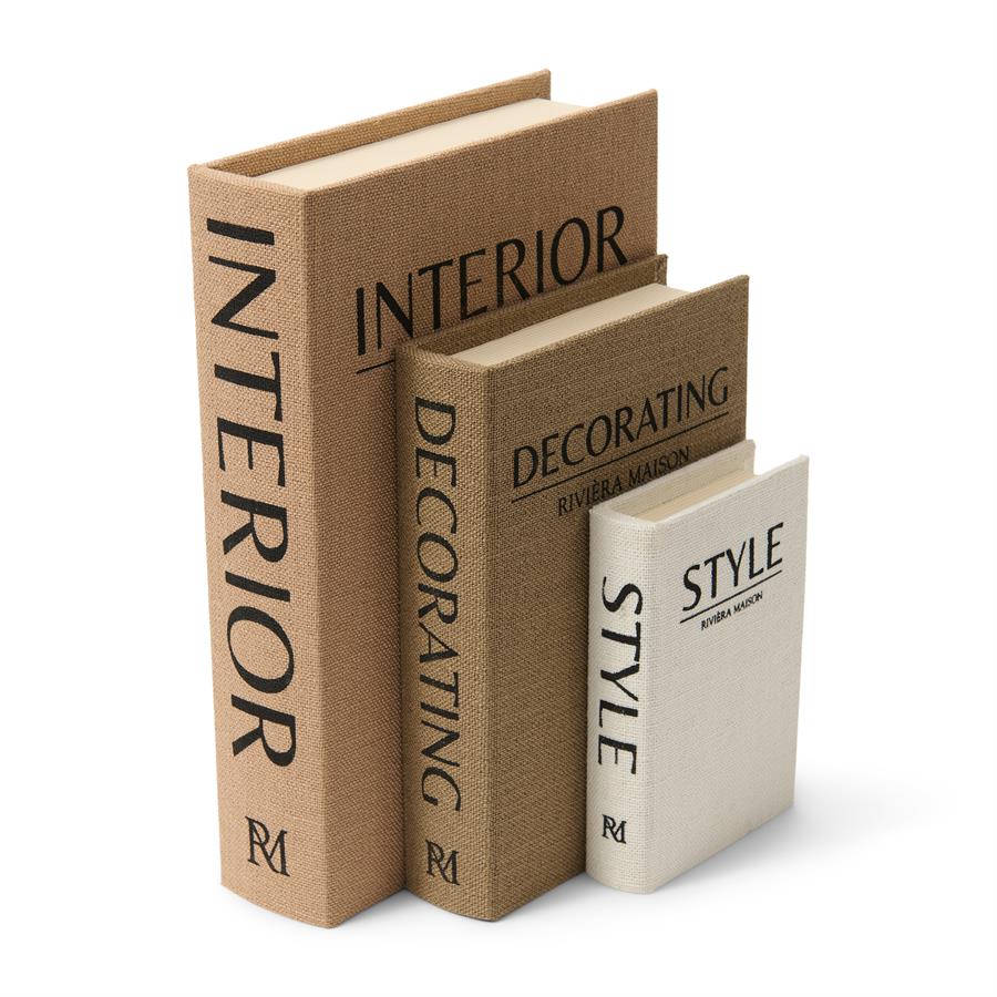 RM Interior Decorative Book Set of 3