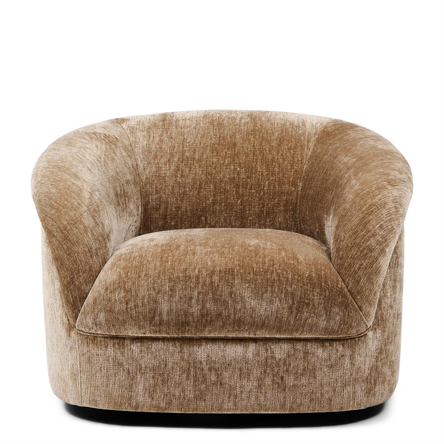 Cortona Swivel Armchair Mochaccino