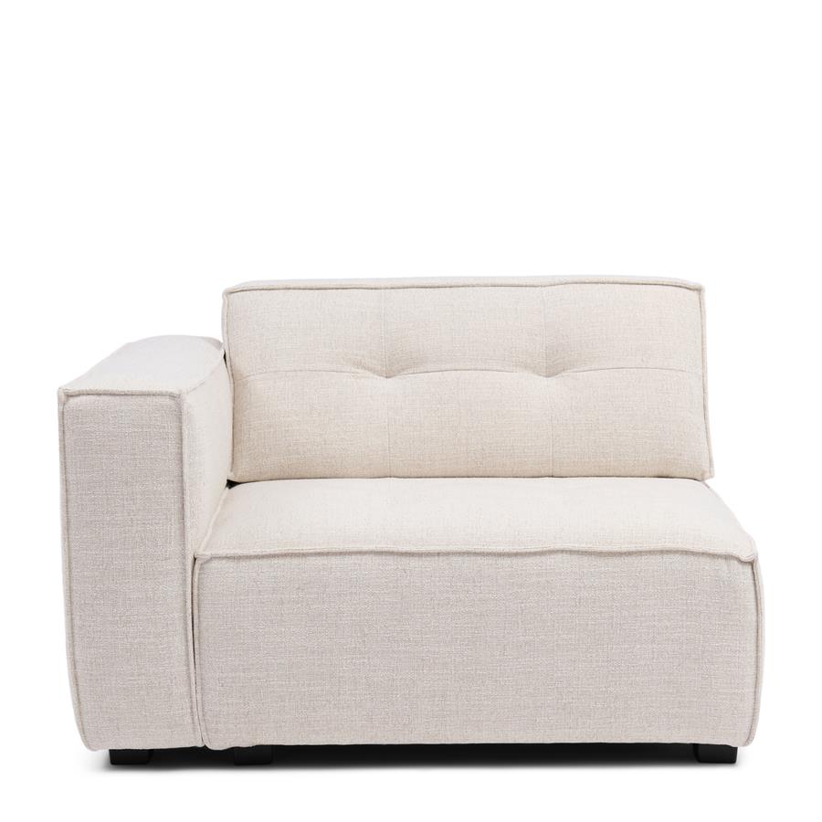 Brandon Corner Arm L Antique White