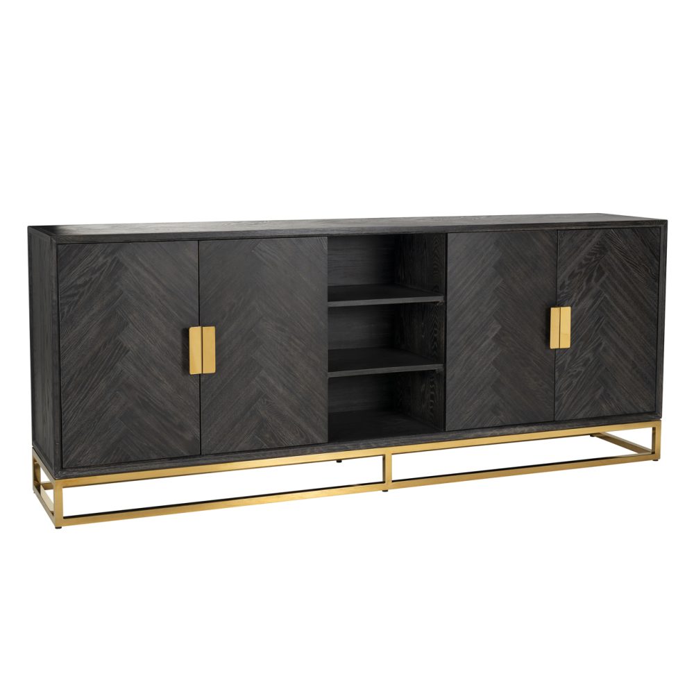 Dressoir Blackbone Gold black rustic