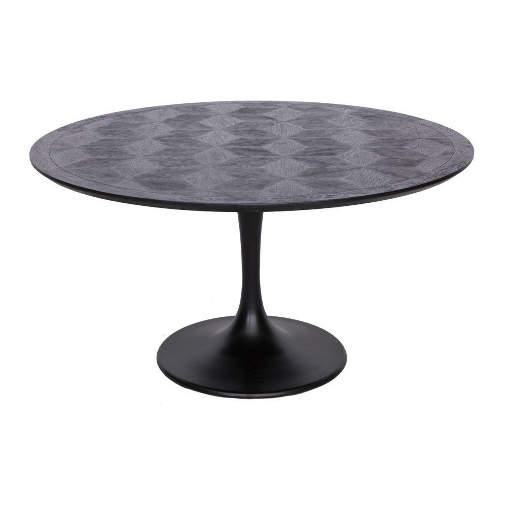 Eettafel Blax black 140Ø