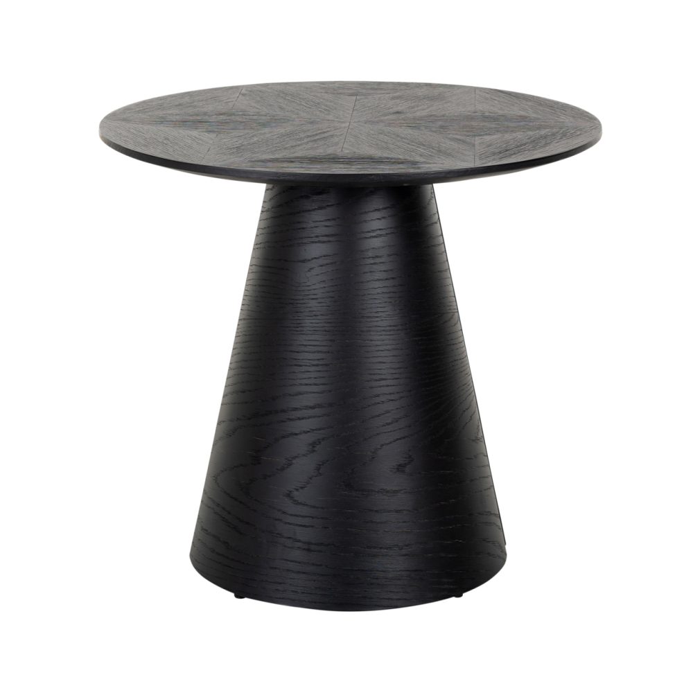 Bijzettafel Blax black 58Ø