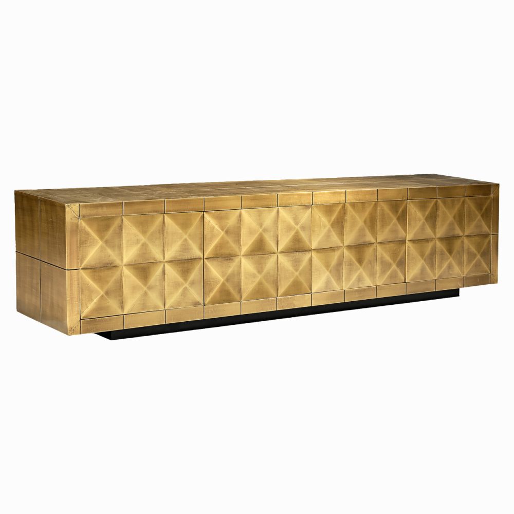 TV-meubel Collada brushed gold