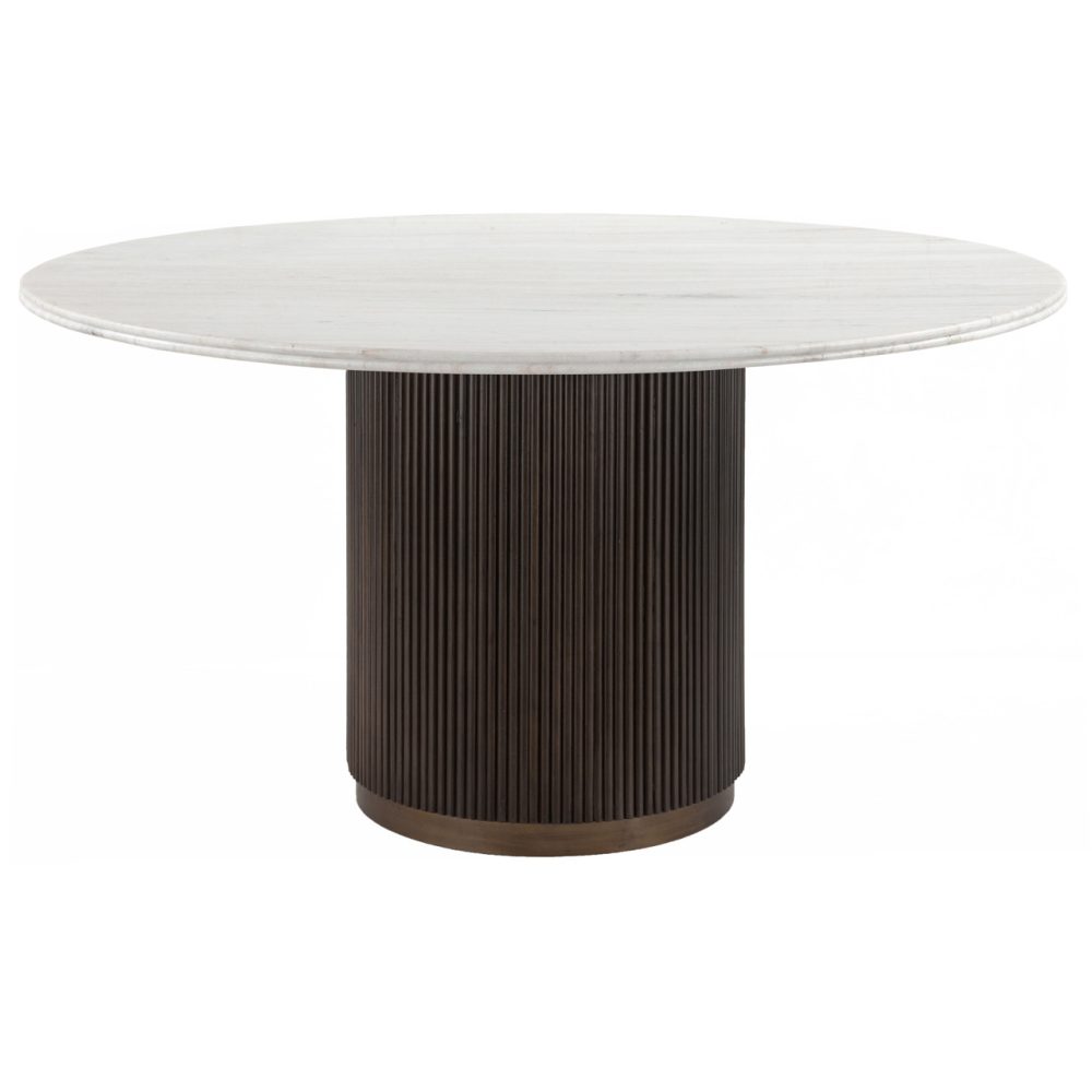 Eettafel Mayfield brown 140Ø