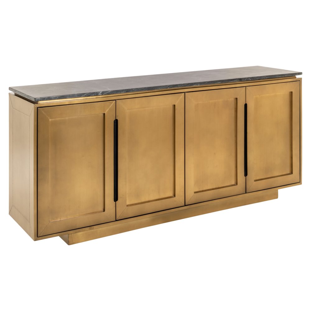 Dressoir Finsbury black/gold
