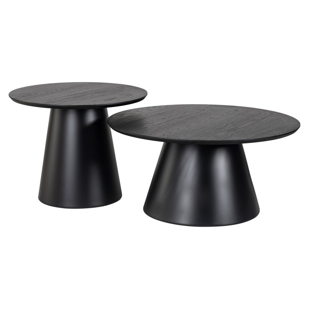 Salontafel Jazz black (Set of 2)