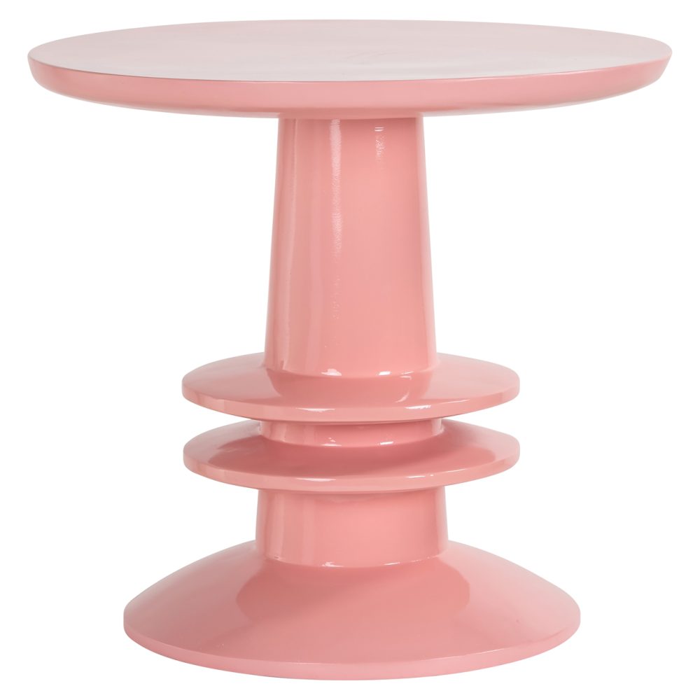 Bijzettafel Josy pink