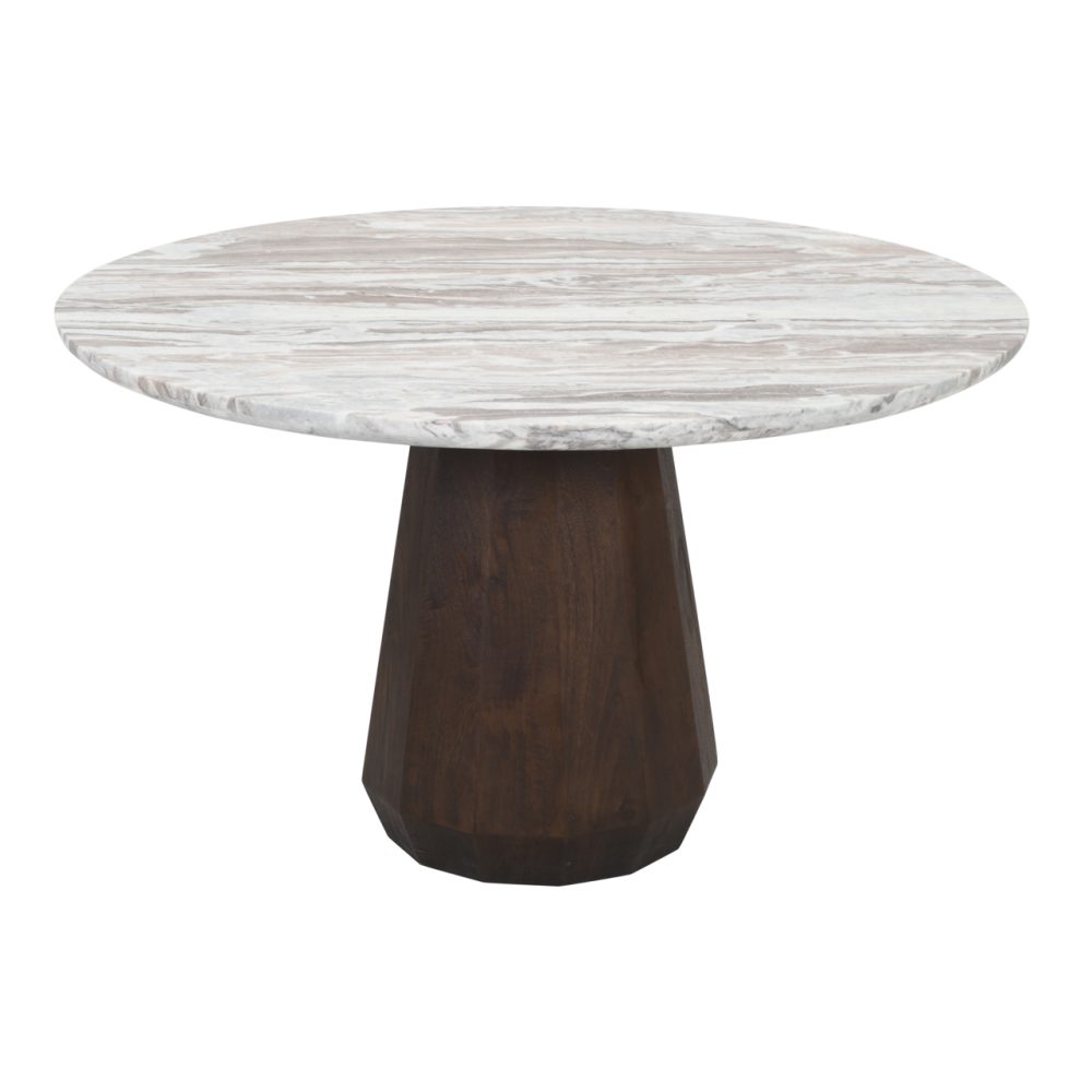 Eettafel Oberoy Blush beige 130Ø