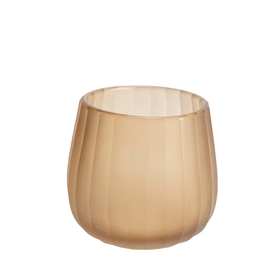 Waxinelichthouder Tyra 13,5x12 cm - beige