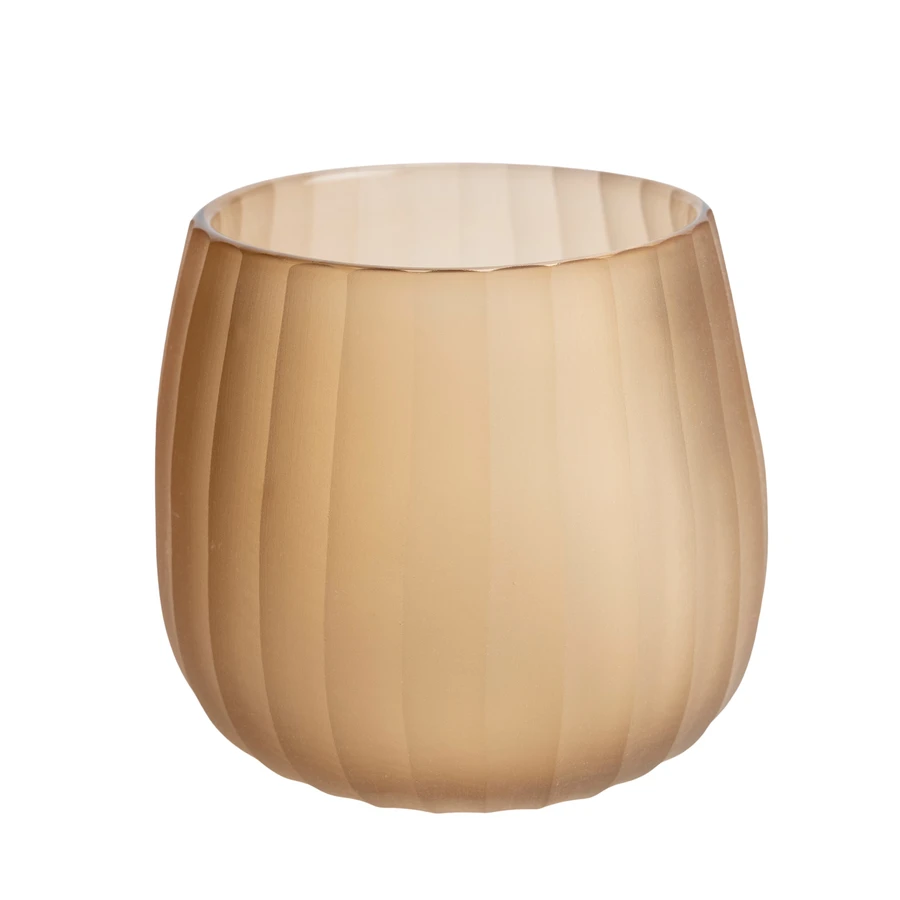 Waxinelichthouder Tyra 16x15 cm - beige