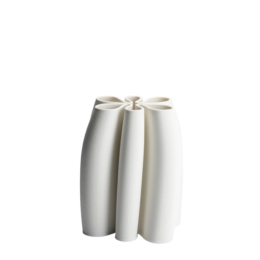 Vaas Elotris 23x19x29 cm - wit