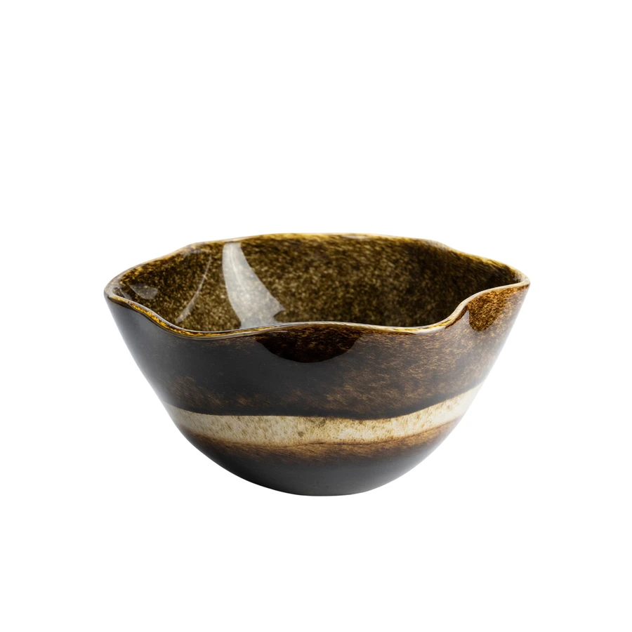 Schaal Euphonia 29,5x16 cm - donkerbruin