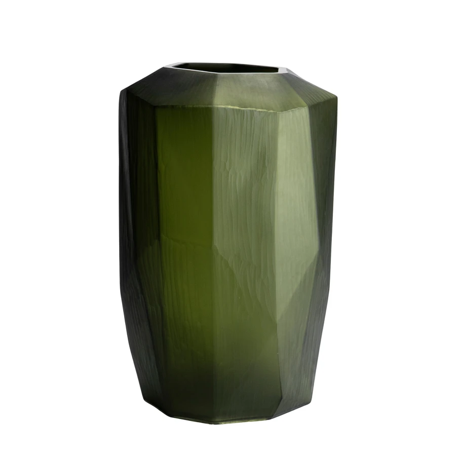 Vaas Kyosus 31x30x47 cm - donkergroen