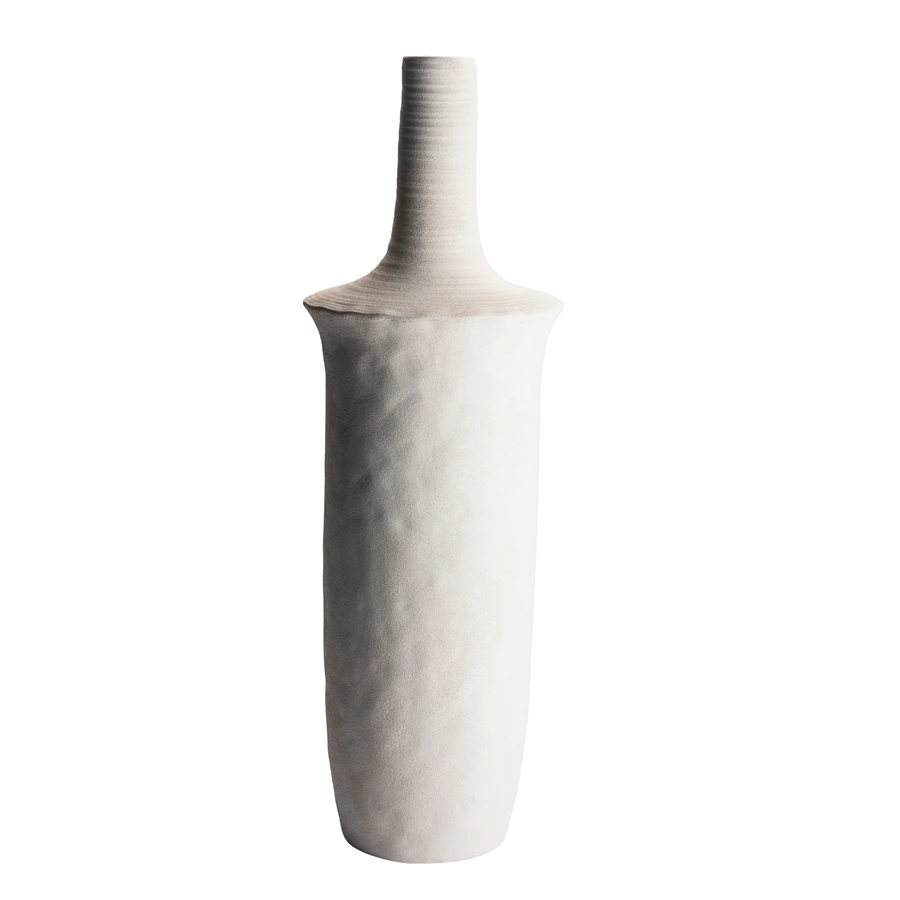 Vaas Cacicus 25,5x77 cm - wit