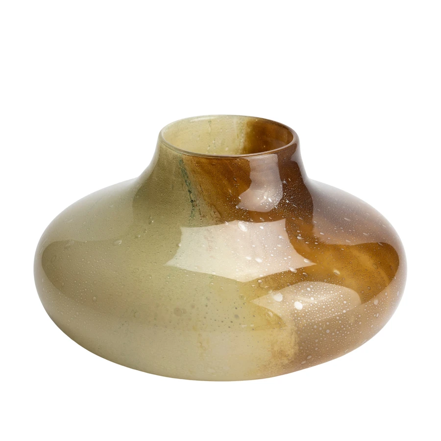 Vaas Tauraco 24,5x26,5 cm - beige/bruin