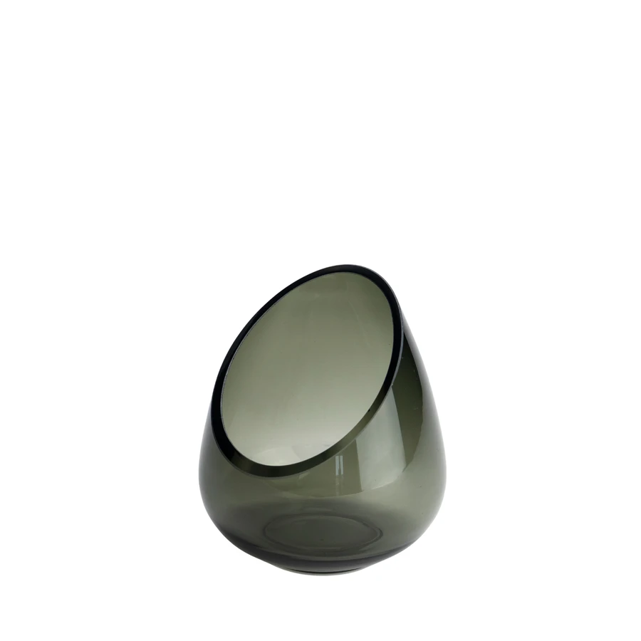 Waxinelichthouder Ostraci 13x14 cm - groen