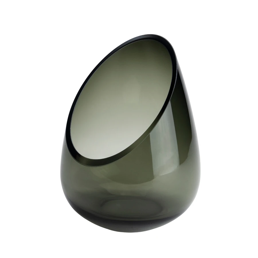 Waxinelichthouder Ostraci 17,5x22,5 cm - groen