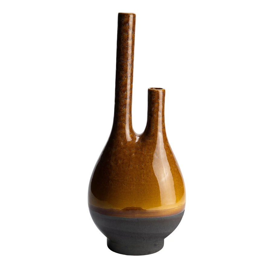 Vaas Anthias 22x16,5x50,5 cm - donkerbruin