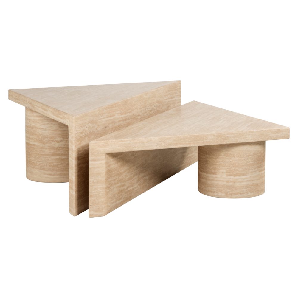 Salontafel Fictus beige (Set of 2)