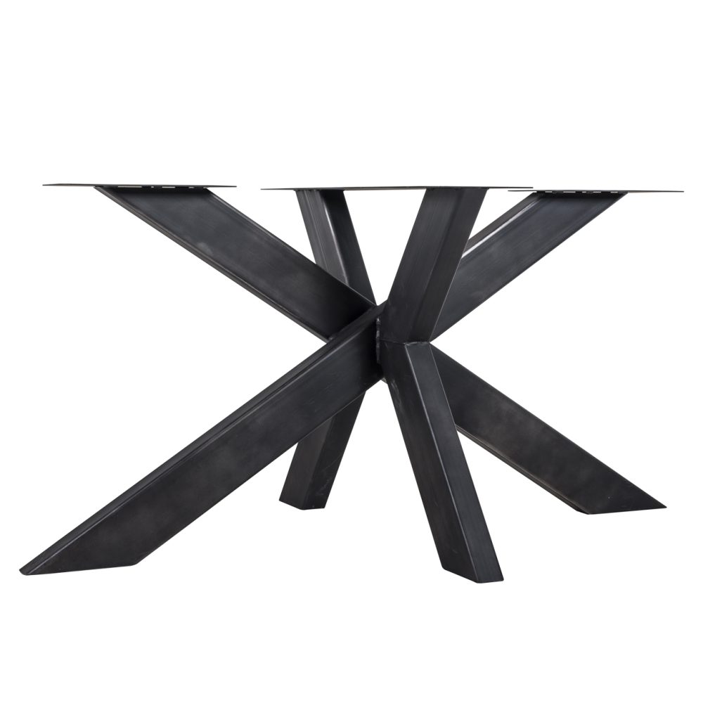 Eettafel Spider black base