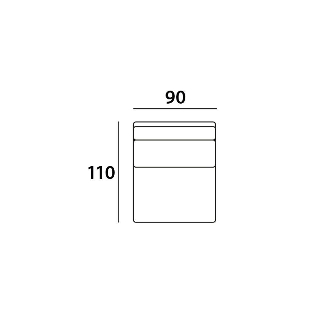Bank Bolica customized 1 seat without arms